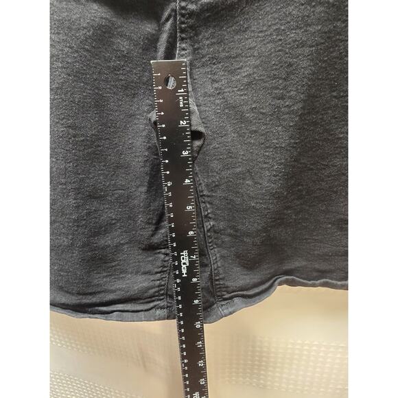 Smith & Mills Denim Shorts Mens Size 46 Black Dark Washed Stretch - Picture 4 of 9